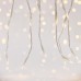 Χριστουγεννιάτικα Λαμπάκια Κουρτίνα 360 LED Θερμό Λευκό IP 44 | Eurolamp | 600-11820
